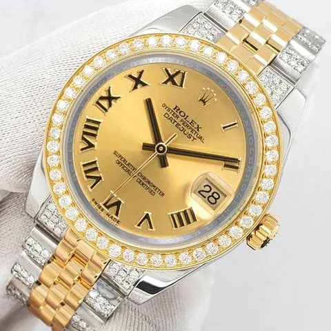 Rolex Datejust 31 178273 31mm Yellow gold and Stainless steel Champagne