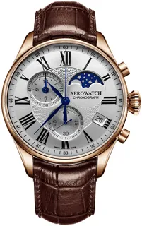 Aerowatch Les Grandes Classiques A 78990 RO03 Stainless steel and PVD Silver