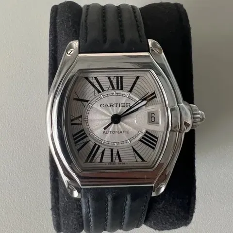 Cartier Roadster 2510 37mm Stainless steel White