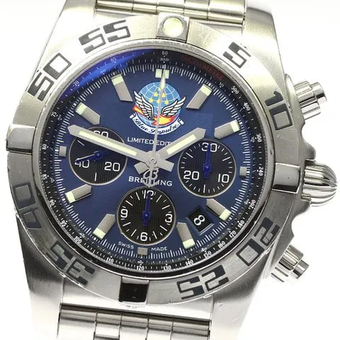 Breitling Chronomat AB0110 44mm Steel Blue