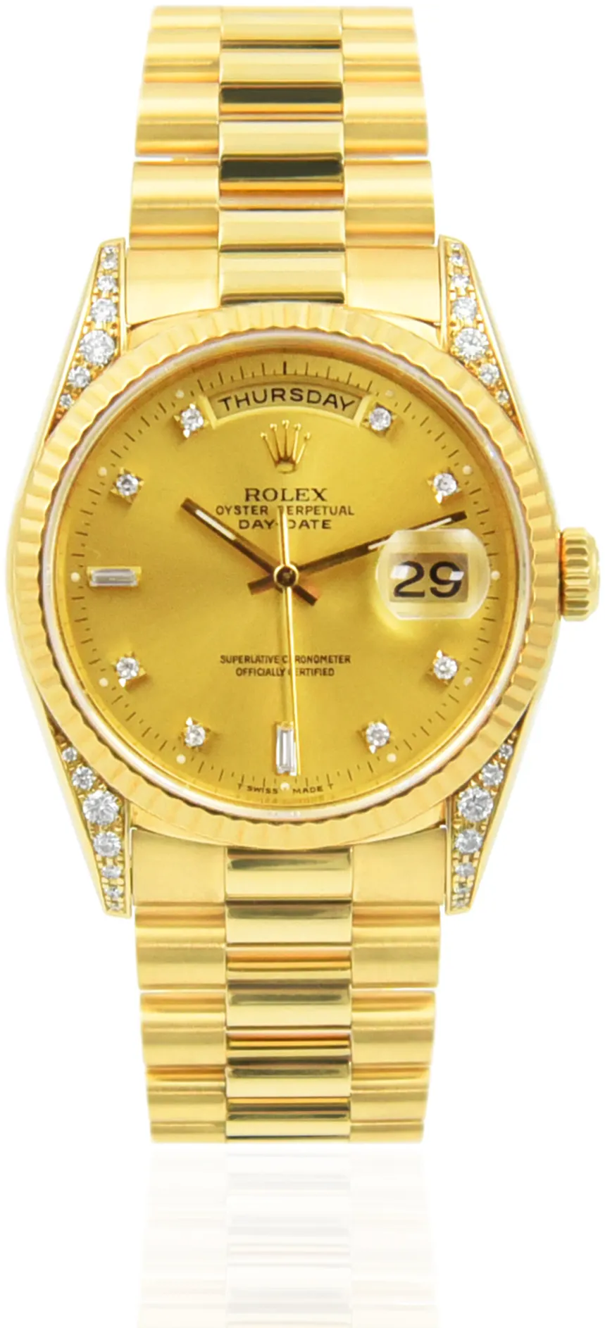 Rolex Day-Date 36 18338 36mm Yellow gold Champagne