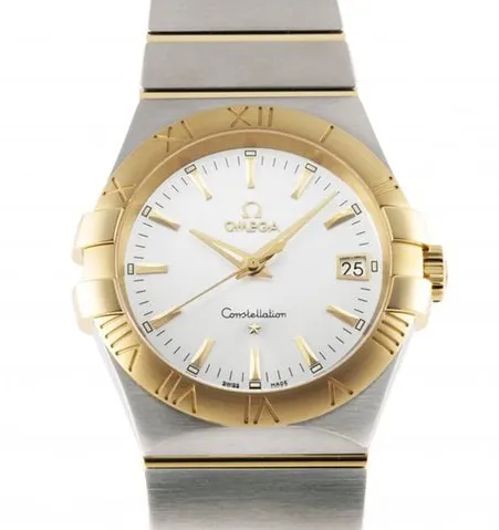 Omega Constellation Quartz 123.20.35.60.02.002 35mm Yellow gold and Stainless steel Silver