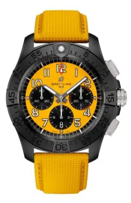 Breitling Avenger SB0147101I1X1 44mm Black ceramic Yellow