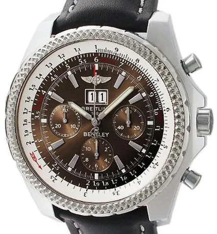 Breitling Bentley A44362 49mm Steel Brown