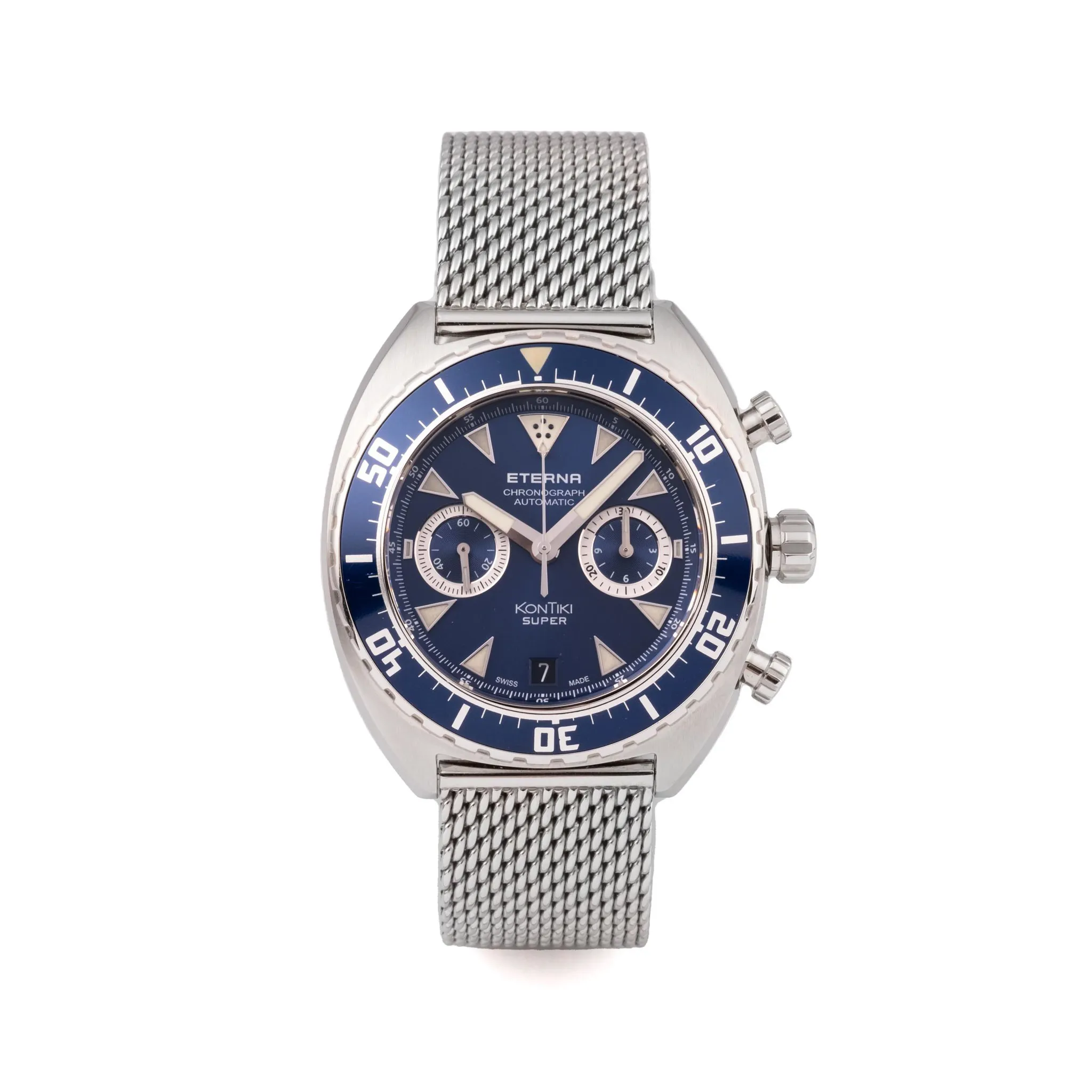 Eterna Kontiki 7770.41 45mm Stainless steel Blue