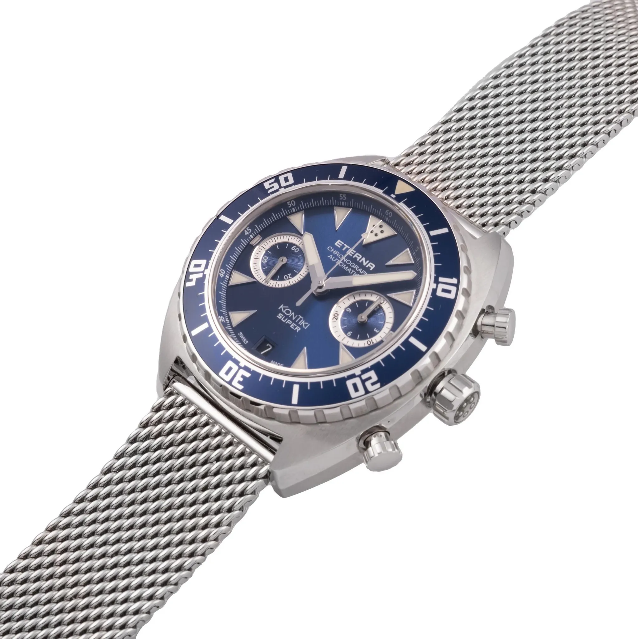 Eterna Kontiki 7770.41 45mm Stainless steel Blue 1