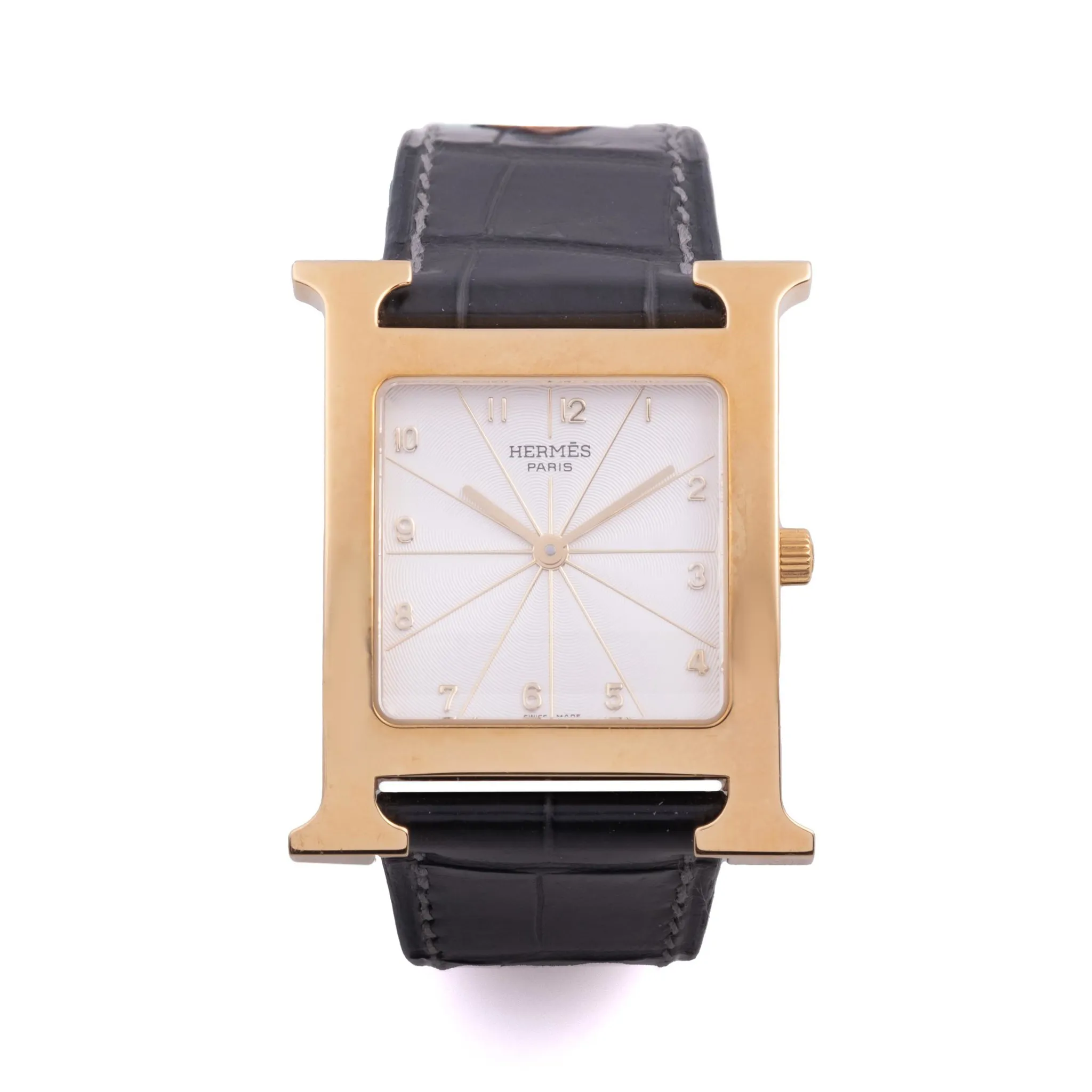 Hermès Heure H HH1.785 Yellow gold White