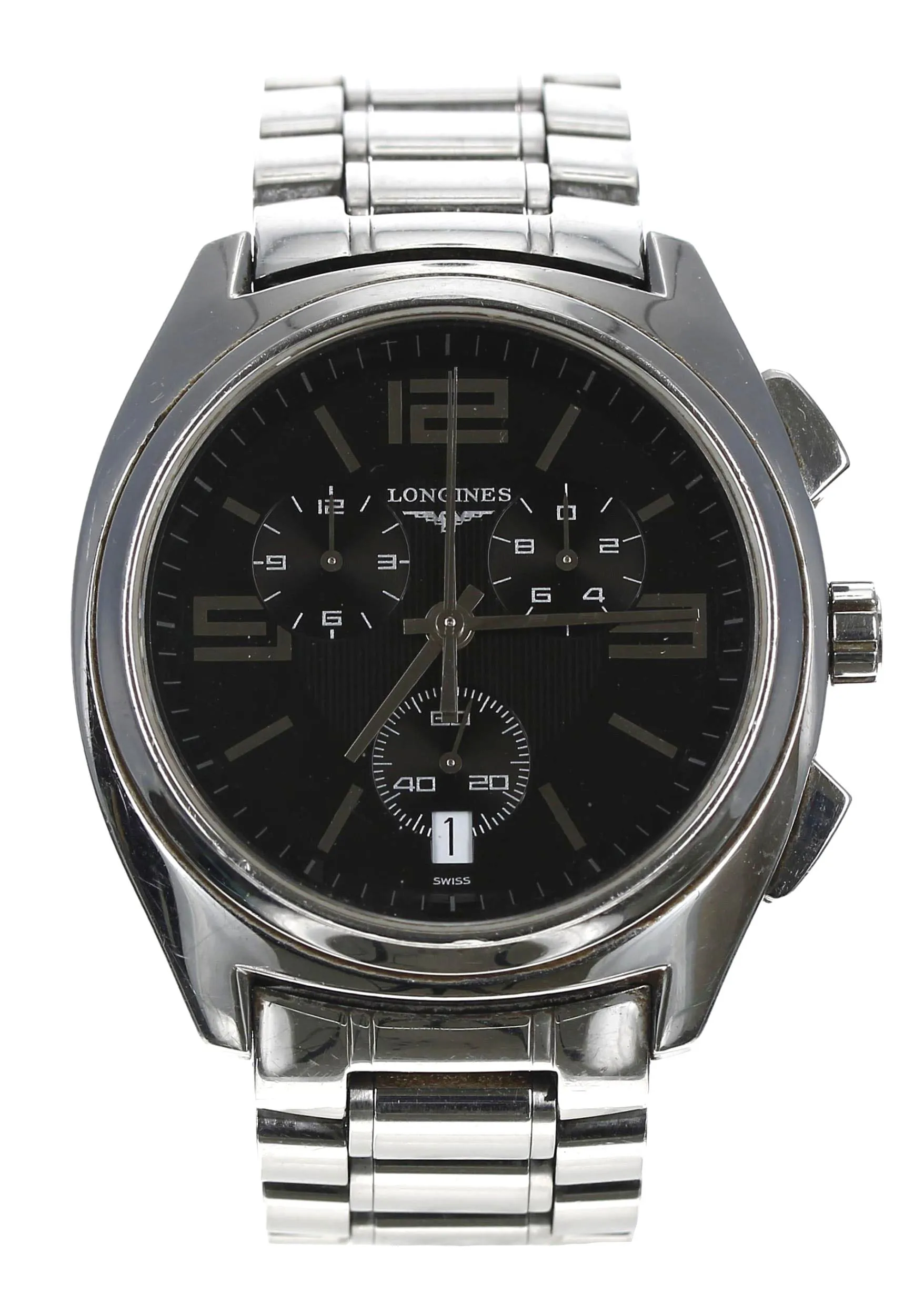 Longines Lungomare L3.633.4 42mm Stainless steel Black