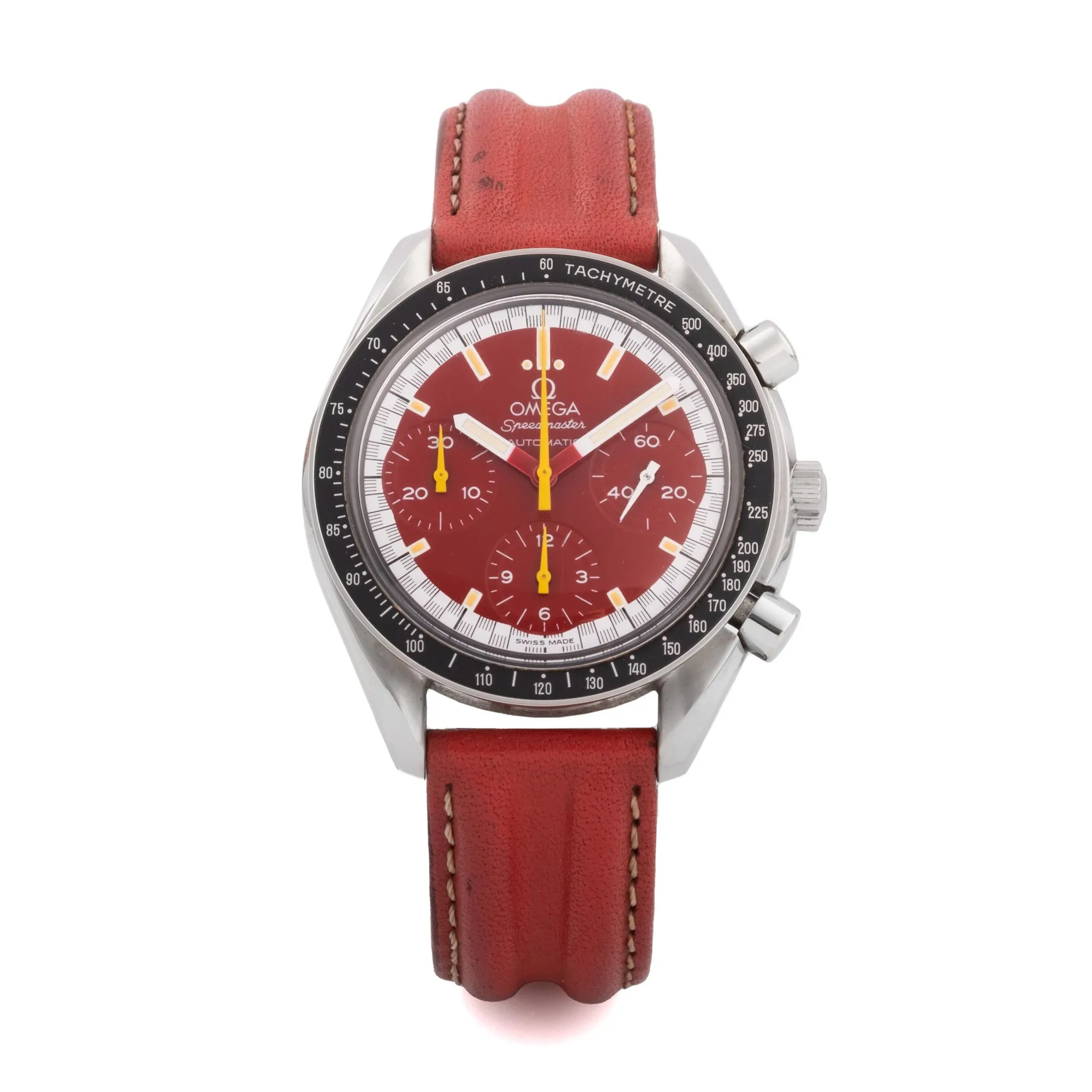 Omega Speedmaster Reduced 3810.61.41 37mm Stainless steel Red