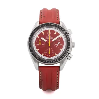 Omega Speedmaster Reduced 3810.61.41 Stainless steel Red