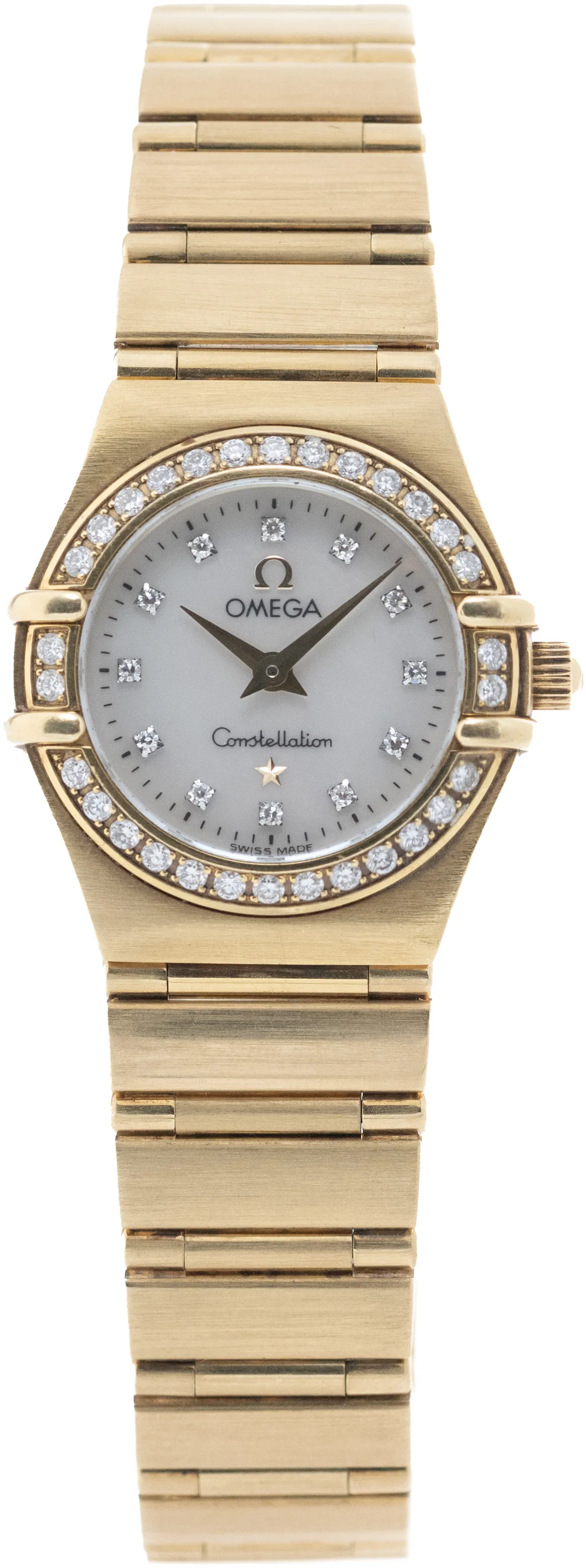 Omega Constellation 1167.75.00 22mm Yellow gold White