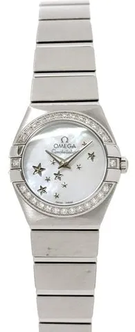 Omega Constellation Quartz 123.15.24.60.05.003 24mm Stainless steel White