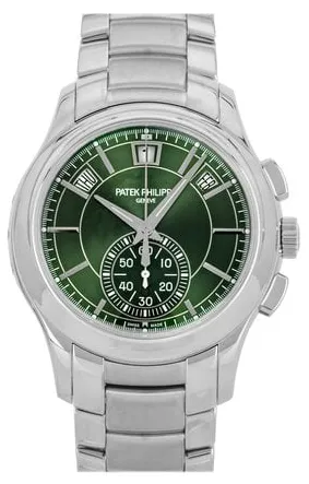 Patek Philippe Annual Calendar Chronograph 5905/1A-001 42mm Stainless steel Green