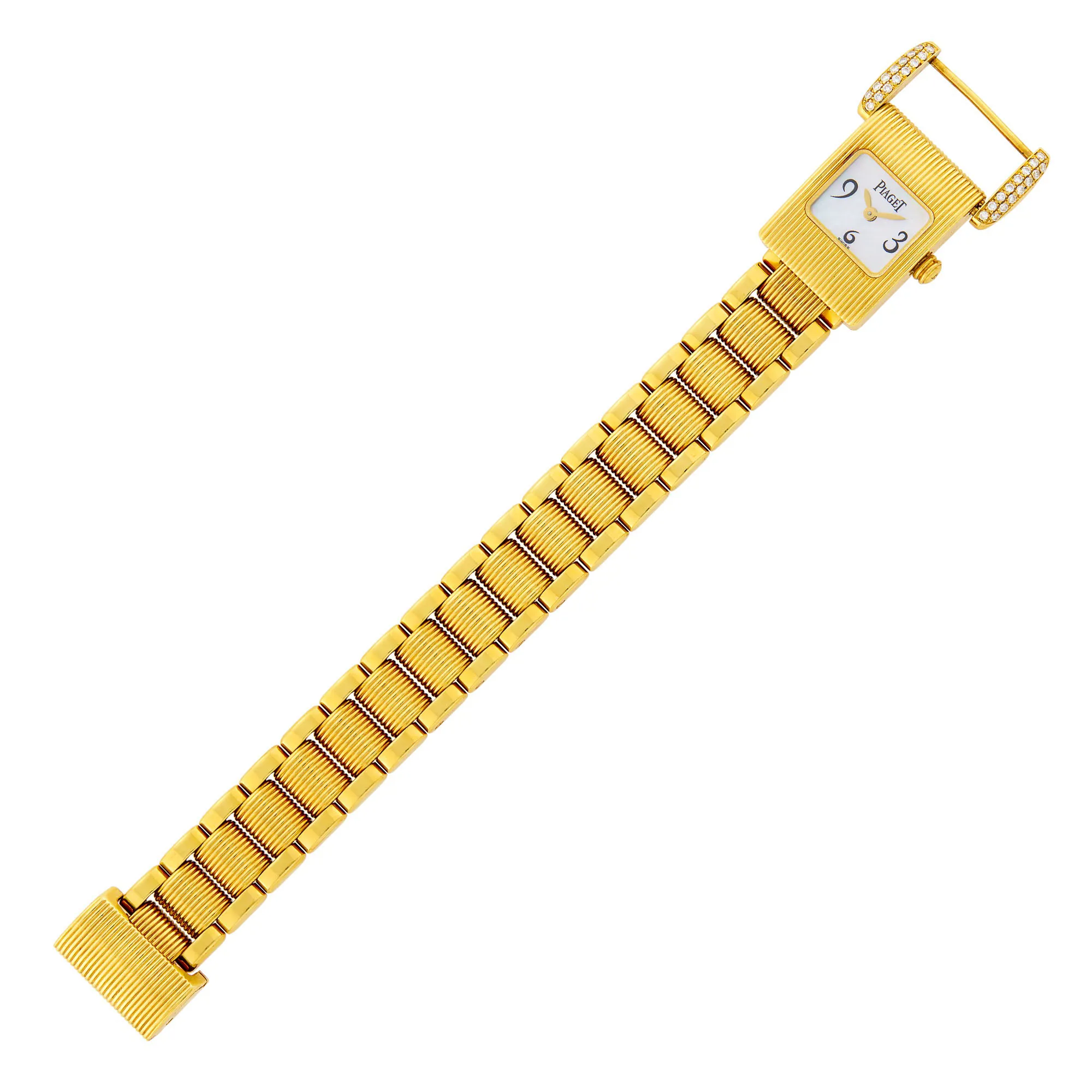 Piaget Protocole 5222 24mm Yellow gold and Diamond Mother-of-pearl 1