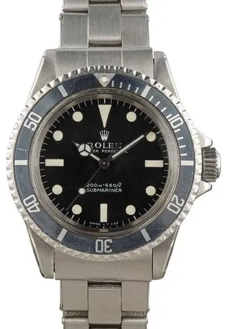 Rolex Submariner 5513 40mm Stainless steel Black