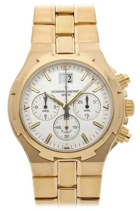 Vacheron Constantin Overseas 49140/423J-8791 40mm Yellow gold Silver