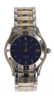 Zenith Port Royal 59.3150.467 Yellow gold and Stainless steel Blue