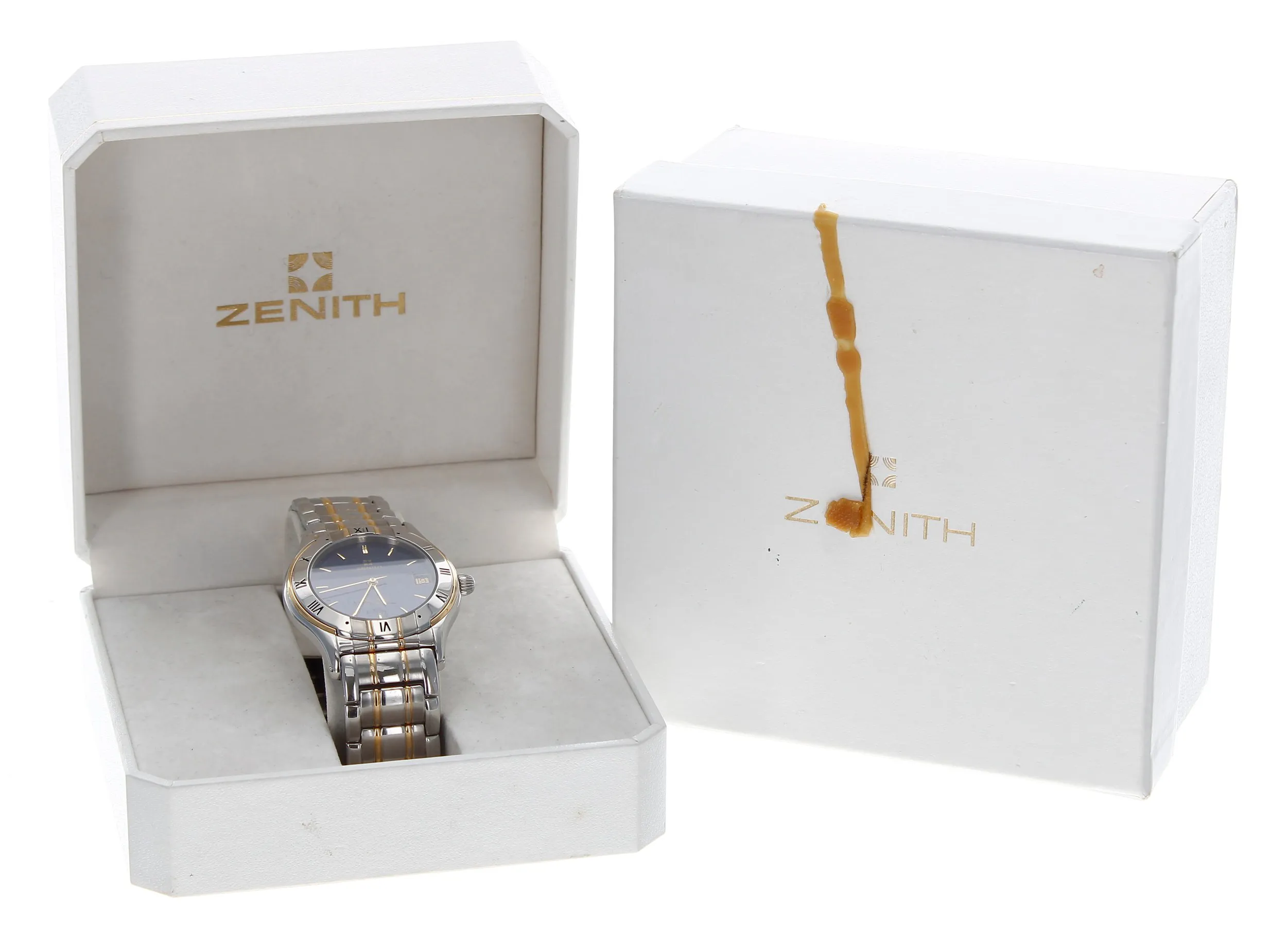 Zenith Port Royal 59.3150.467 36mm Yellow gold and Stainless steel Blue 1