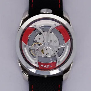 MB&F M.A.D. Edition 1 MAD 1 Stainless steel Red