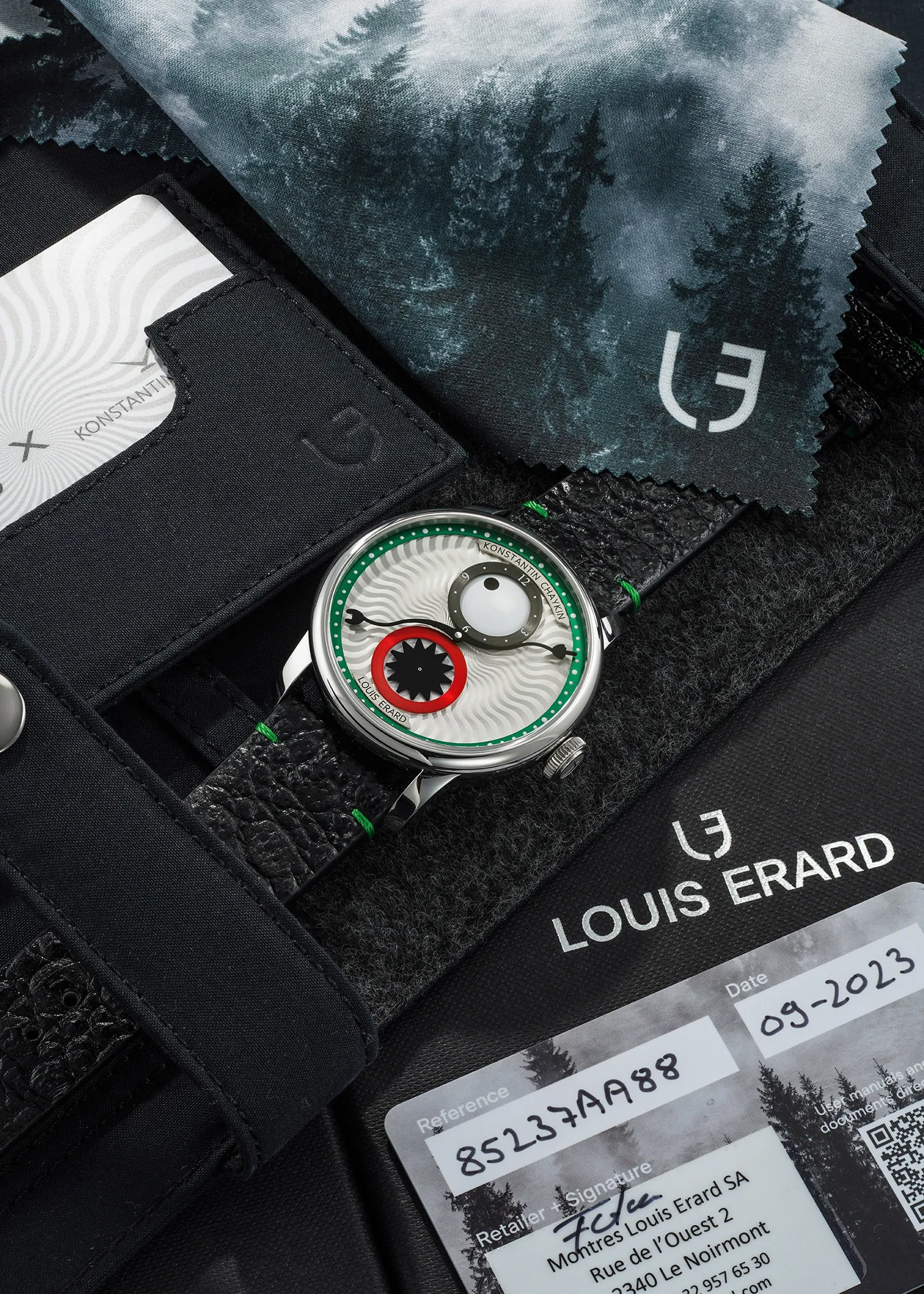 Louis Erard Le Régulateur 85237AA88 42mm Stainless steel Artistic dial 2