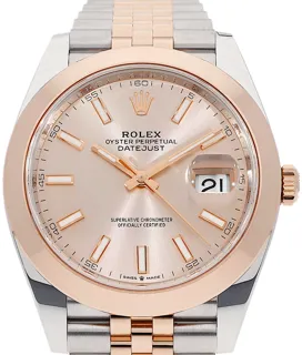 Rolex Datejust 41 126301 Rose gold and Stainless steel