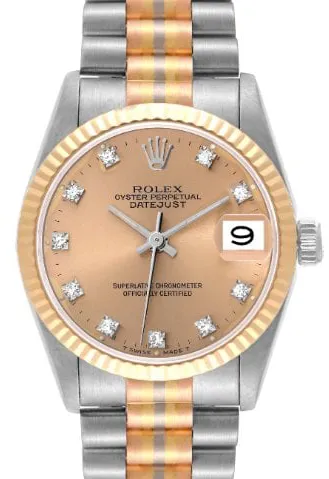 Rolex Datejust 68279 31mm White gold Bronze