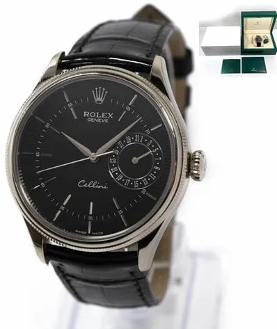 Rolex Cellini 50519 39mm White gold Black