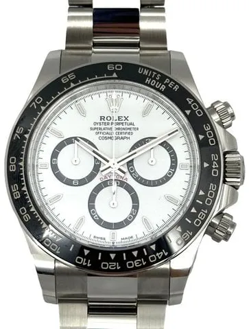 Rolex Daytona 126500LN 40mm Stainless steel White