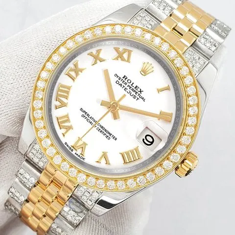 Rolex Datejust 31 178273 31mm Yellow gold and Stainless steel White