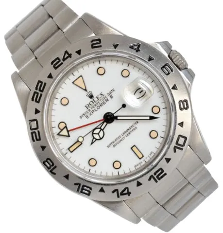 Rolex Explorer II 16550 40mm Stainless steel White