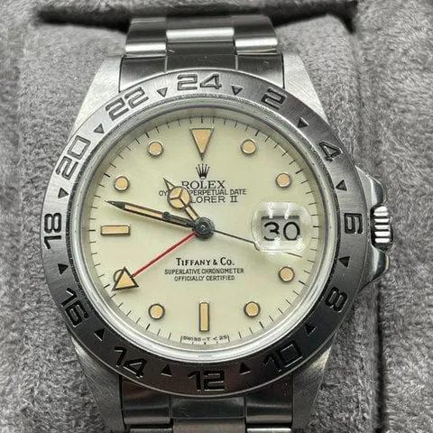 Rolex Explorer II 16550 40mm Stainless steel White