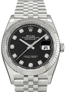 Rolex Datejust 36 126234 Yellow gold Schwarz