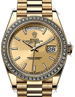 Rolex Day-Date 40 228398TBR Yellow gold Golden