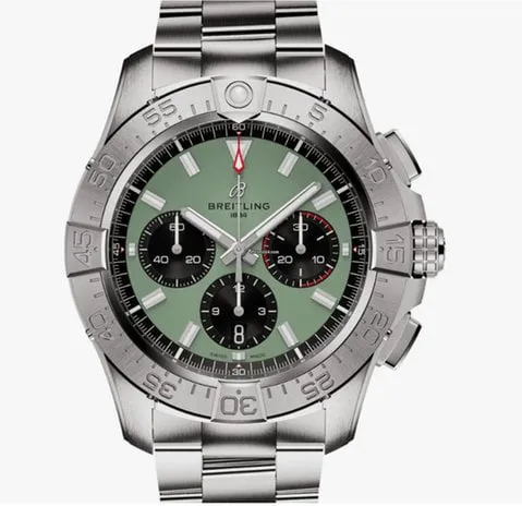 Breitling Avenger AB0147101L1A1 44mm Stainless steel Green