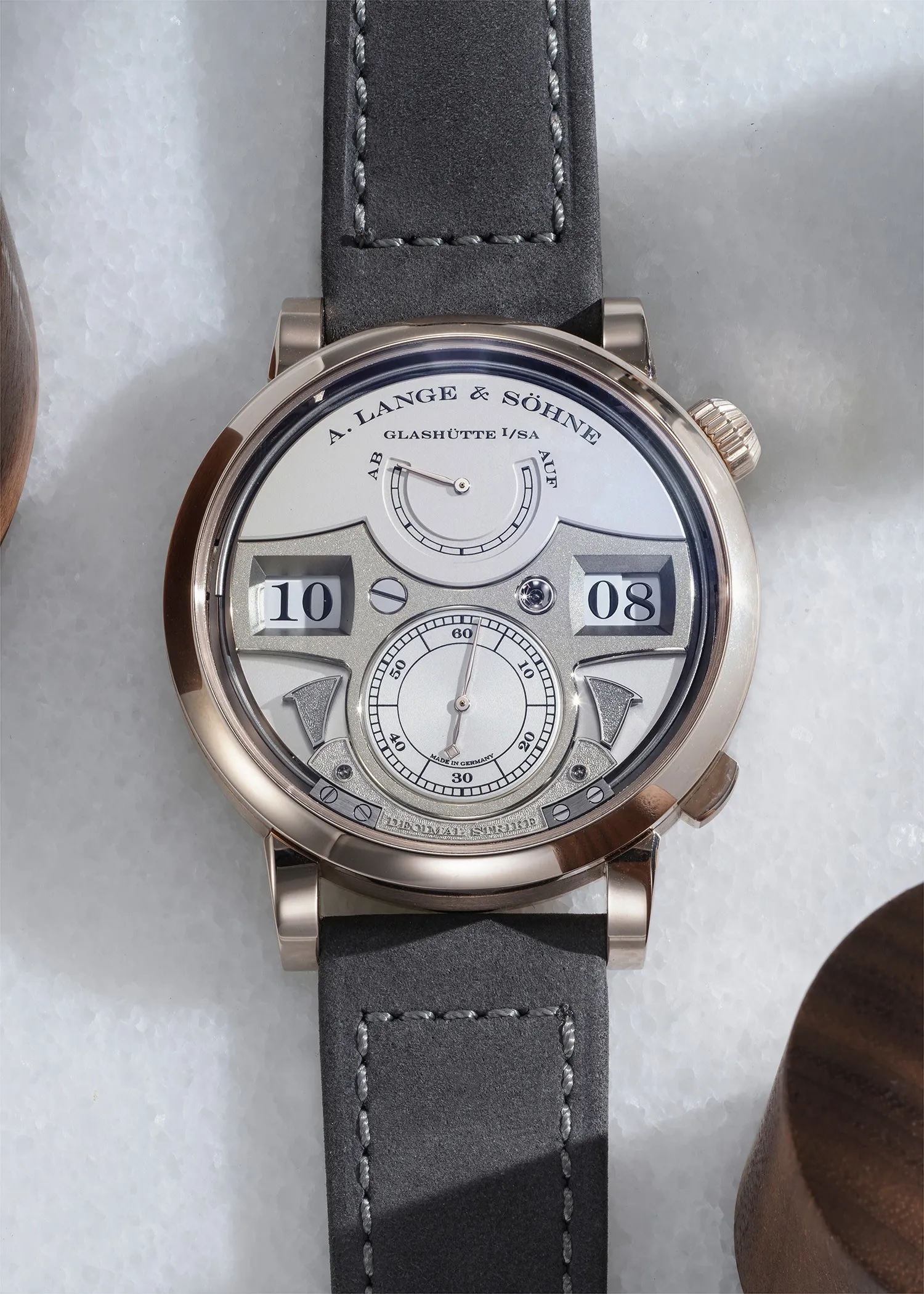 A. Lange & Söhne Zeitwerk 143.050 44mm White gold Silver