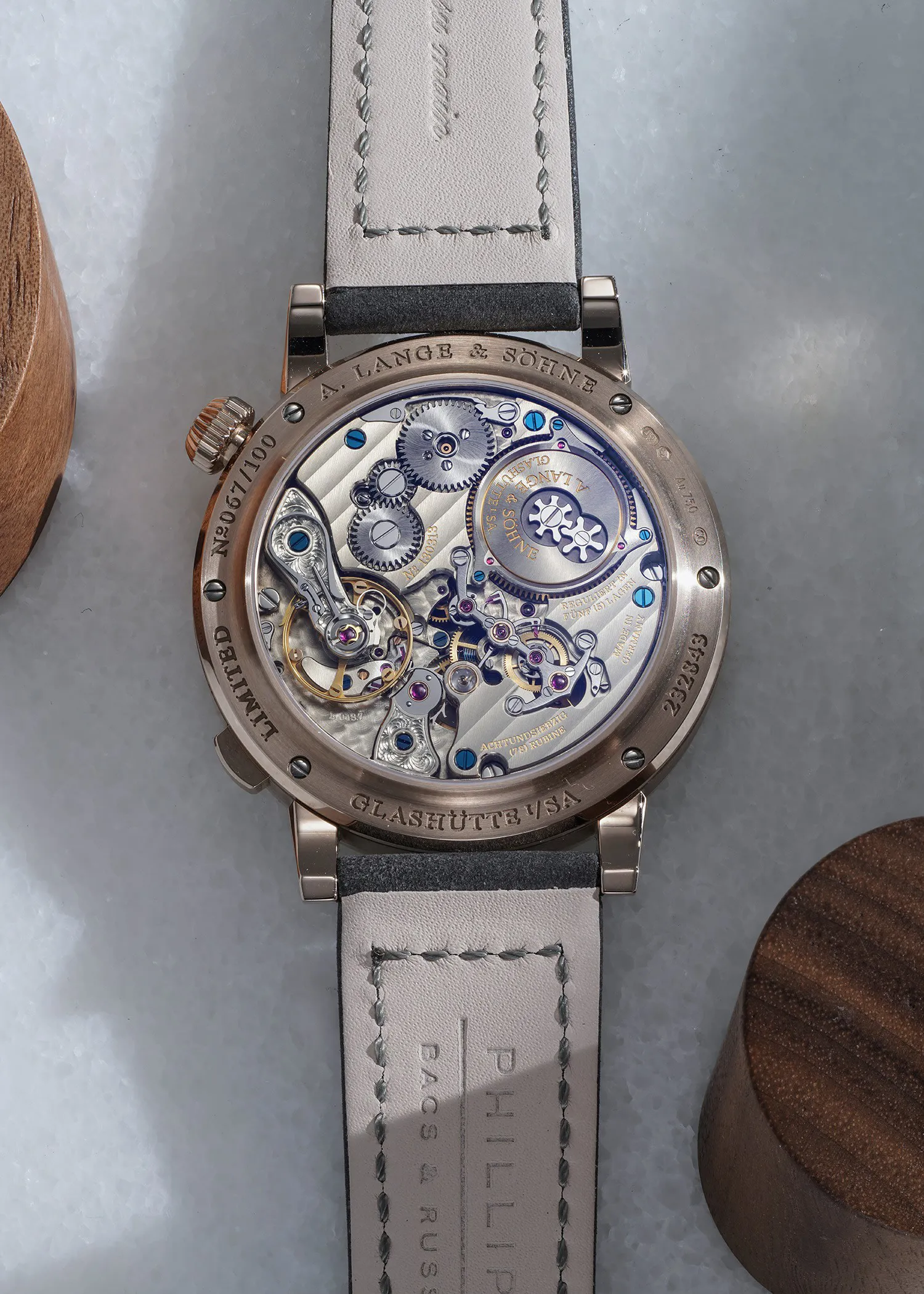 A. Lange & Söhne Zeitwerk 143.050 44mm White gold Silver 1