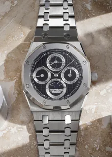 Audemars Piguet Royal Oak Perpetual Calendar 25820SP/O/0944SO/02 Platinum and Stainless steel Black