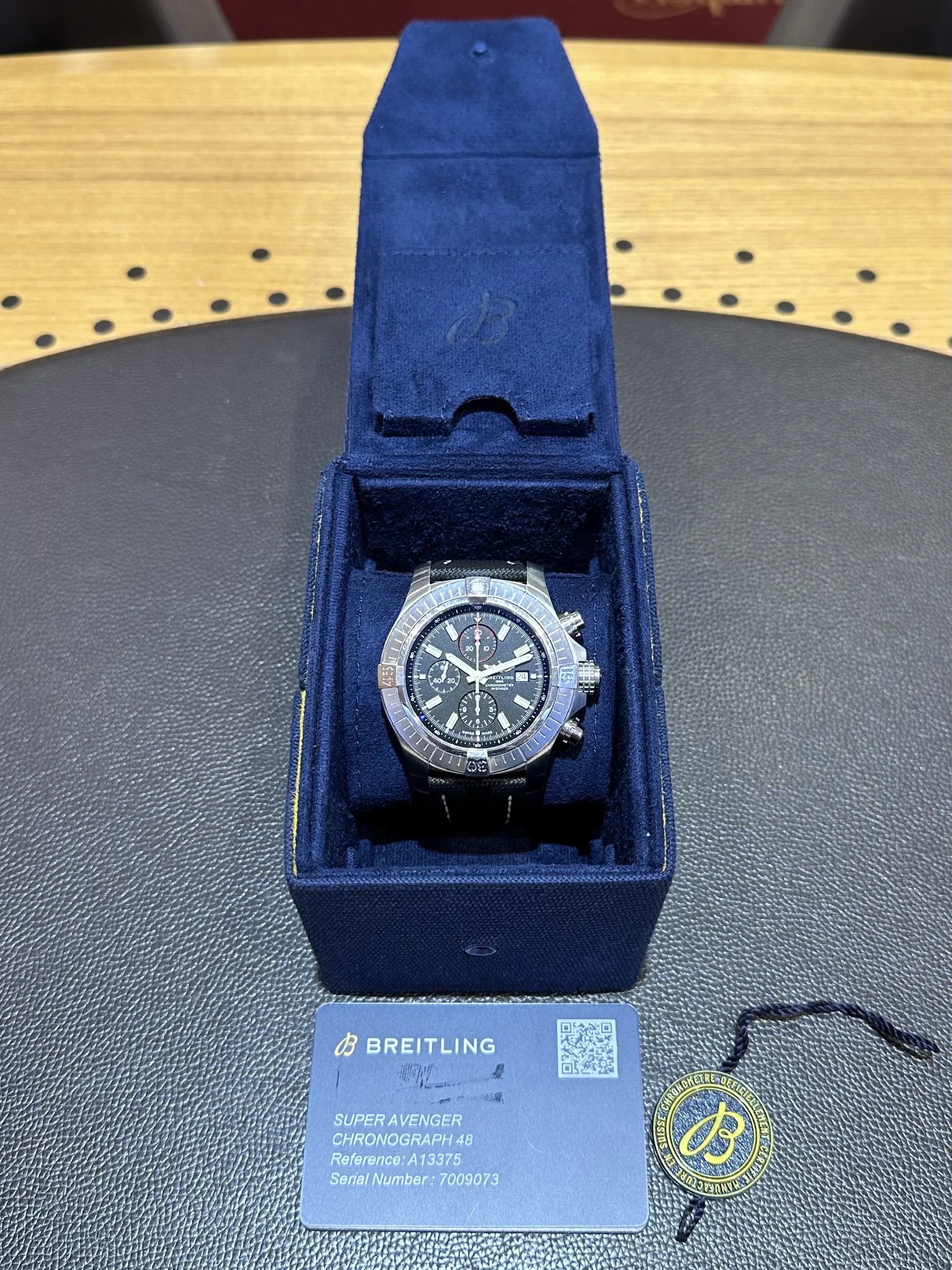 Breitling Avenger A13375 48mm Stainless steel Black Baton 4