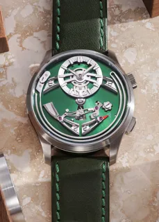 Christopher Ward C1 Bel Canto Titanium Green