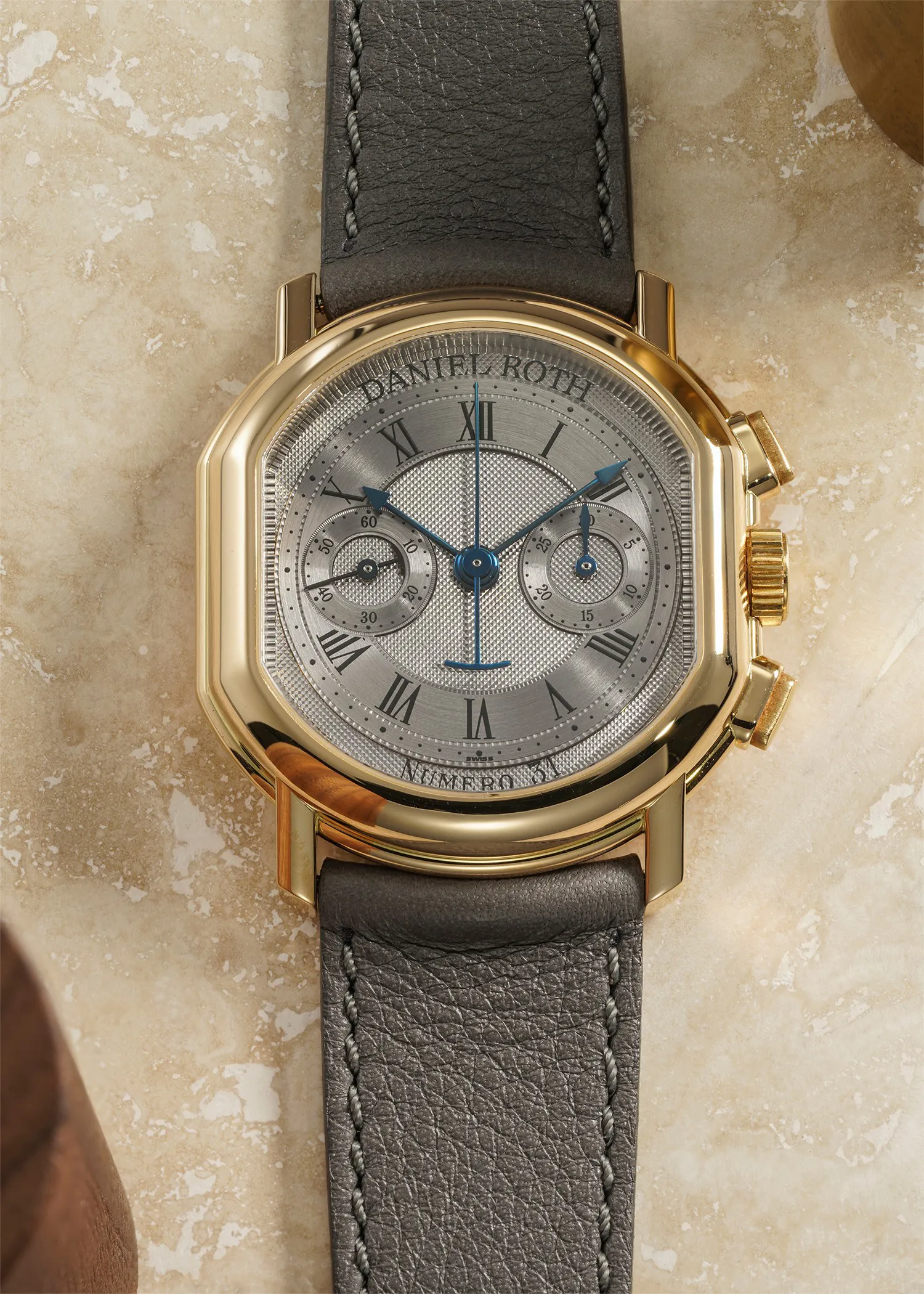 Daniel Roth 38mm Yellow gold Guilloché