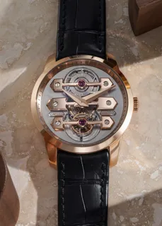 Girard-Perregaux Bridges 99285-52-000-BA6A Rose gold Skeletonized