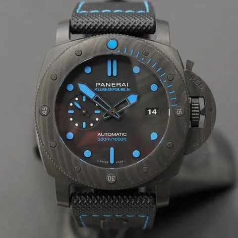 Panerai Luminor GMT Automatic PAM 01616 47mm Carbon fiber Black