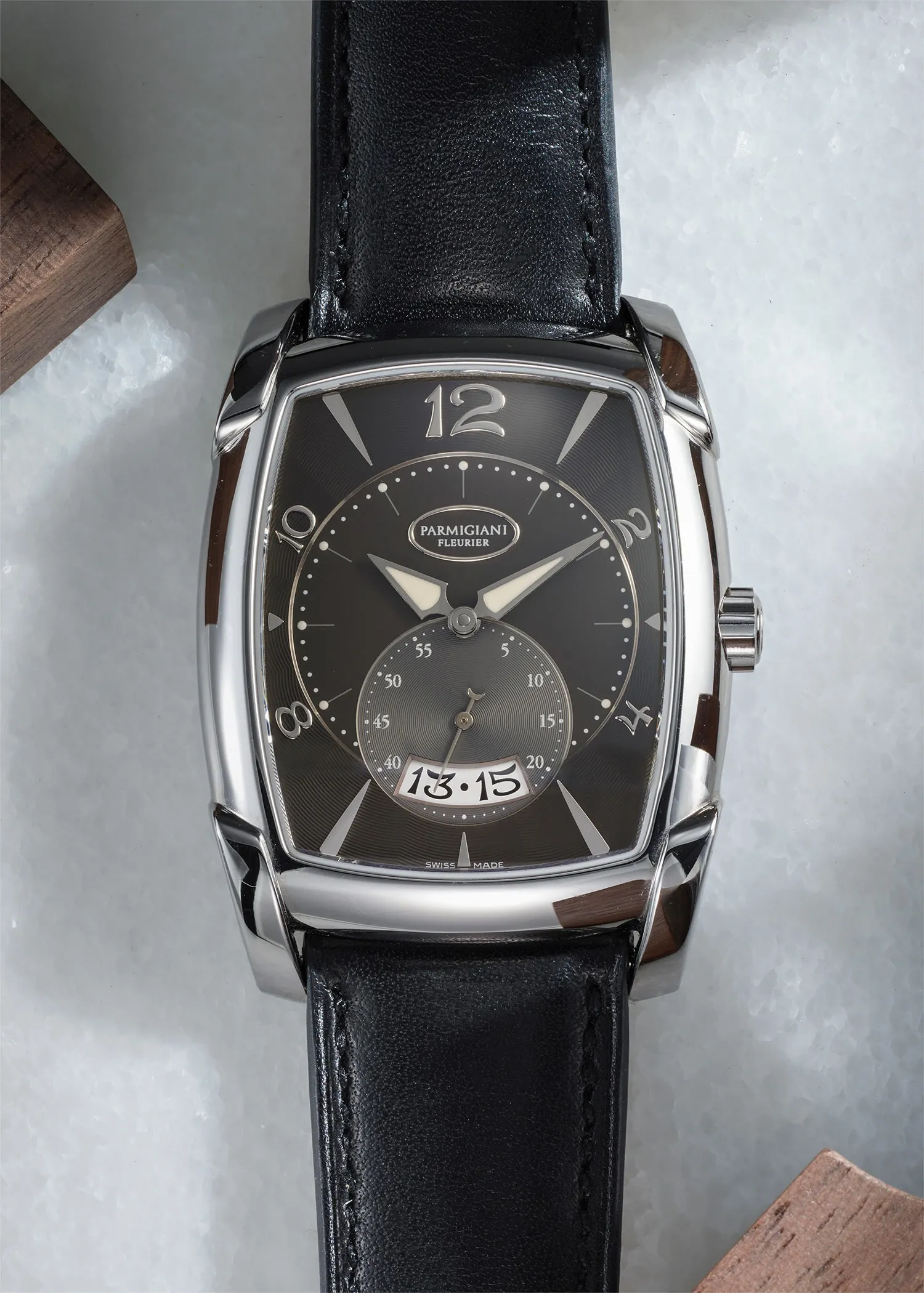 Parmigiani Fleurier Kalpa 44mm Stainless steel Black