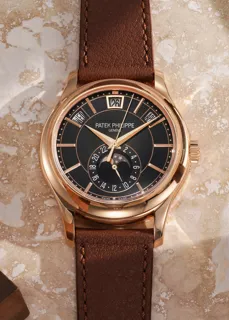 Patek Philippe Annual Calendar 5205R-010 Rose gold Black