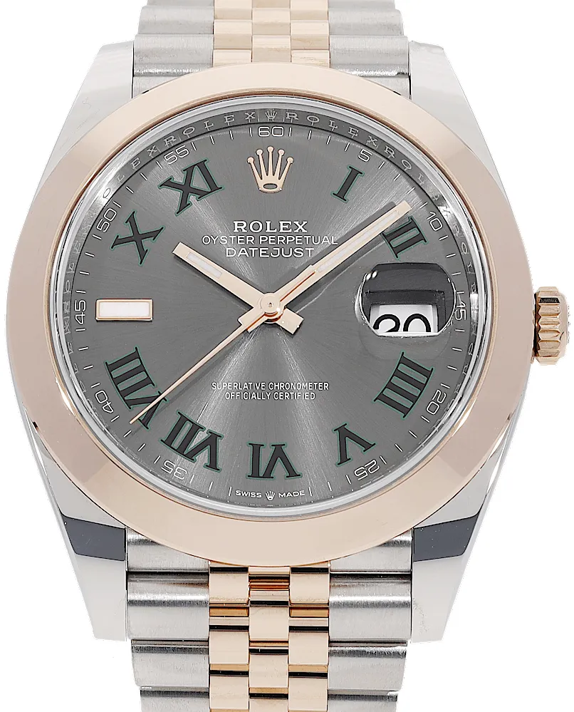 Rolex Datejust 41 126301 41mm Rose gold and Stainless steel Gray