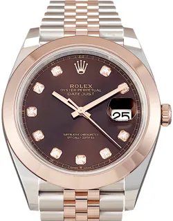 Rolex Datejust 41 126301 Rose gold and Stainless steel