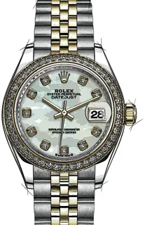 Rolex Lady-Datejust 279383RBR Yellow gold and Stainless steel