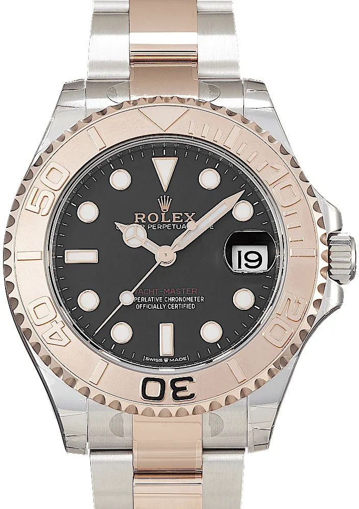 Rolex Yacht-Master 37 268621 37mm Rose gold and Stainless steel Black