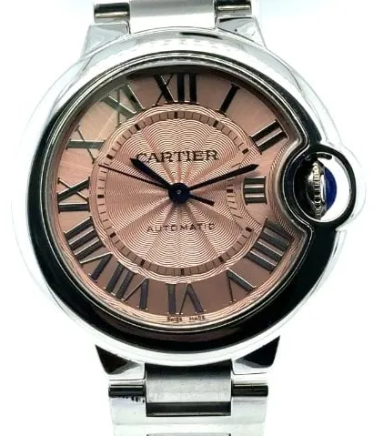 Cartier Ballon Bleu 3489 33mm Stainless steel Rose