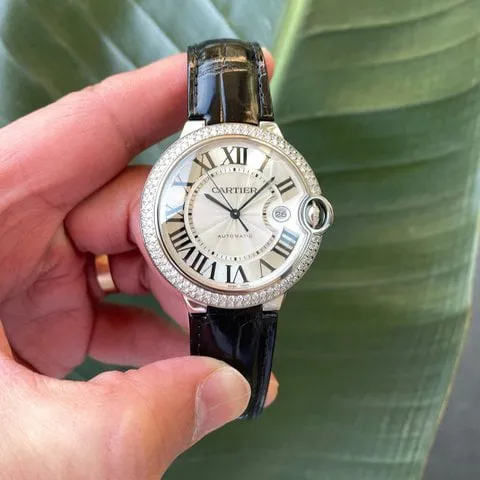 Cartier Ballon Bleu WE900951 42mm White gold White